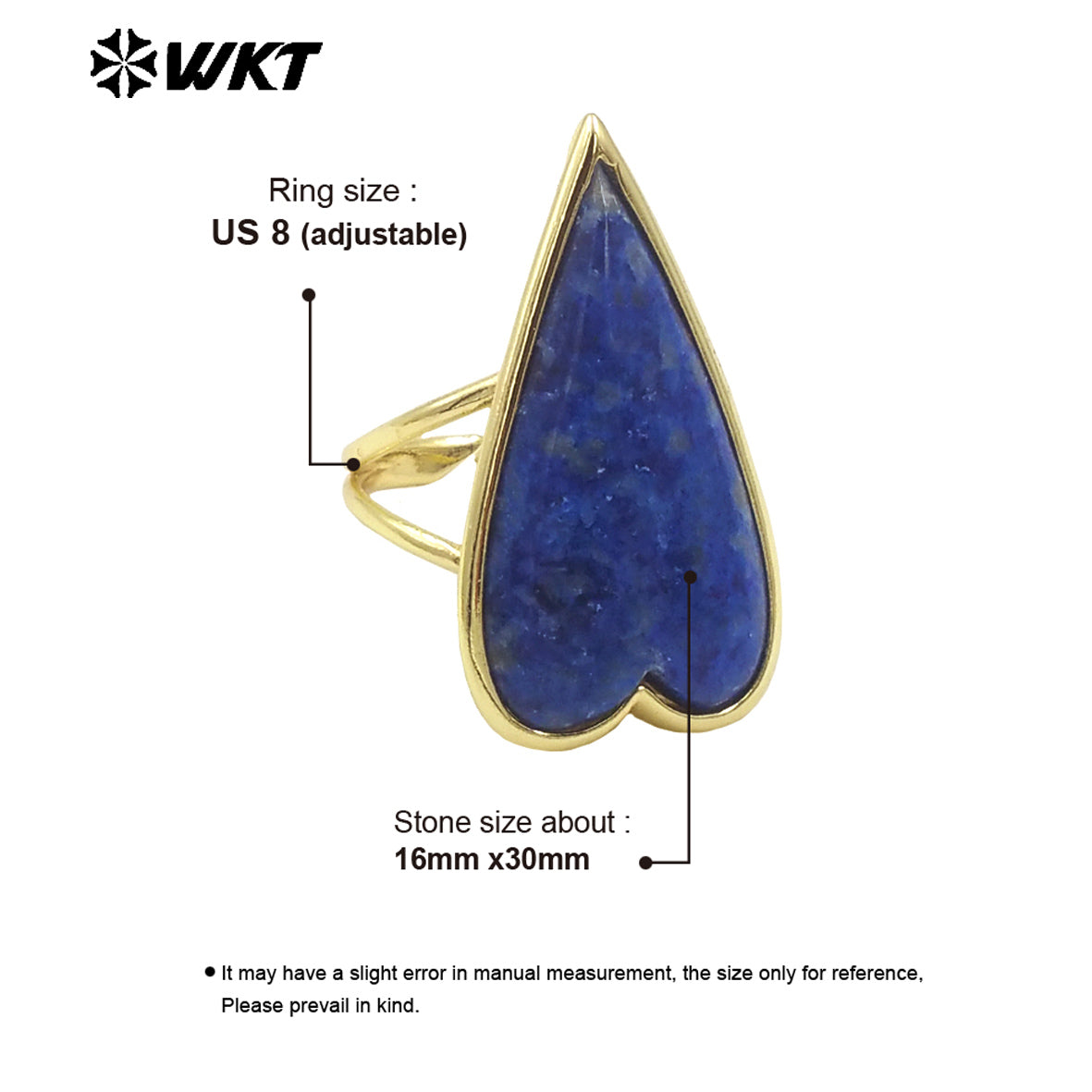 WT-R512 Amazing Long Drop Natural Stone Carved Lovely Heart Rose Quartz Ring for Lady Gift Gold Cute Women Gift