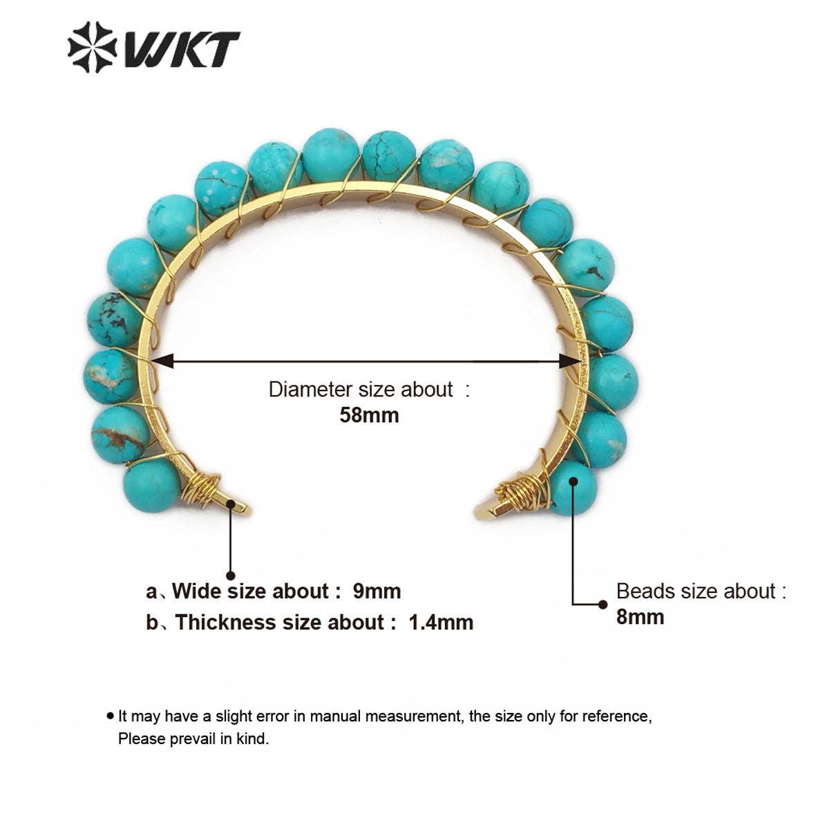 WT-B479 Wholesale Jewellery Lady Gold Bangles Natural Stone Bangles Choice of Various Styles Gift Priority