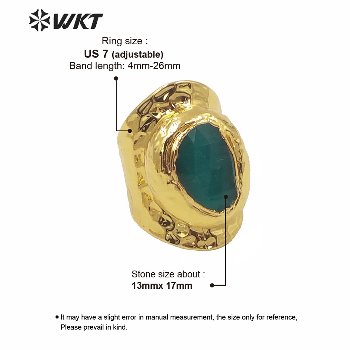 WT-R365 Winter Populared Color Cat Eye Stone Cigar Ring 18k Real Gold Plated Resist Tarnishable Wide Band Gold Ring for Women