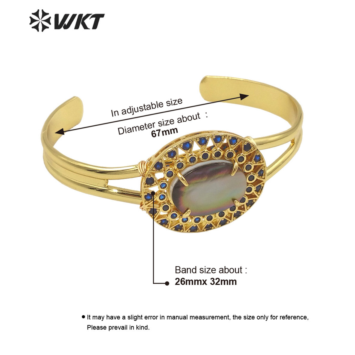 WT-MB126 Gorgeous Enamel Beads Cubic Zircon Women Bracelets Charming Natural Rice Pearl Beads Gemstone Strand Bracelet
