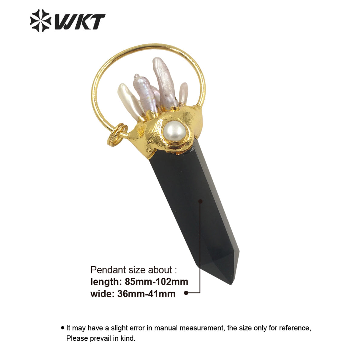WT-P1746 2021 Fine Jewelry Black Obsidian Pendant Fashion and Nice Jewelry Pendant As a Gift for Big Party so Luxury