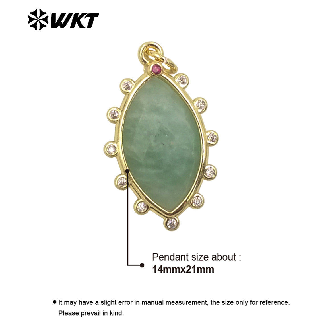 WT-P1975 Europe Delicate Kinds of Gemstone Tiger Eye With Cubic Zircon Setting Charming Jewelry Stone Pendant
