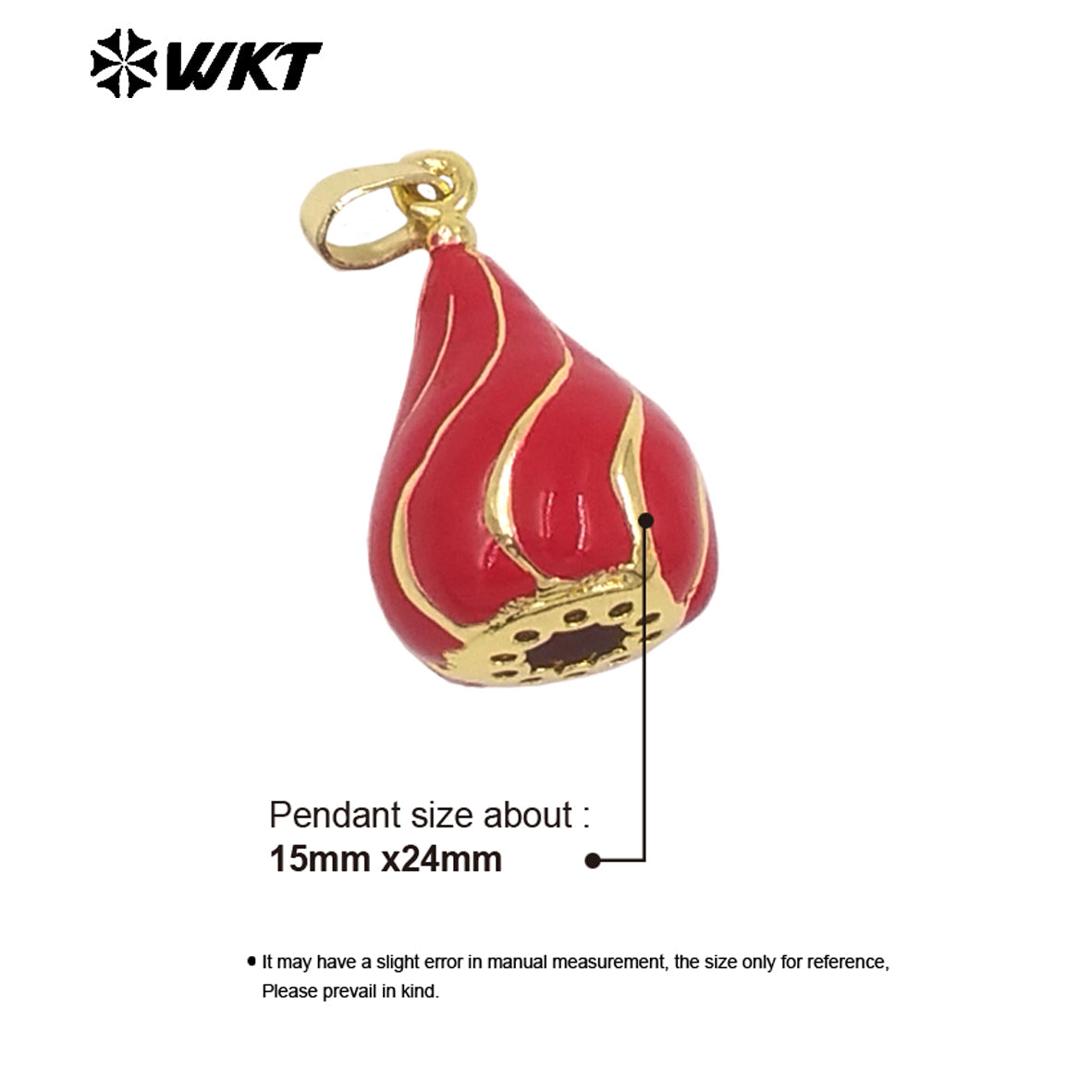 JFE153 Wholesale Exquisite Tiny Jewelry Finding Gold Plated Charm Pendant Yellow Brass With Drop Oil For Women Necklace DIY
