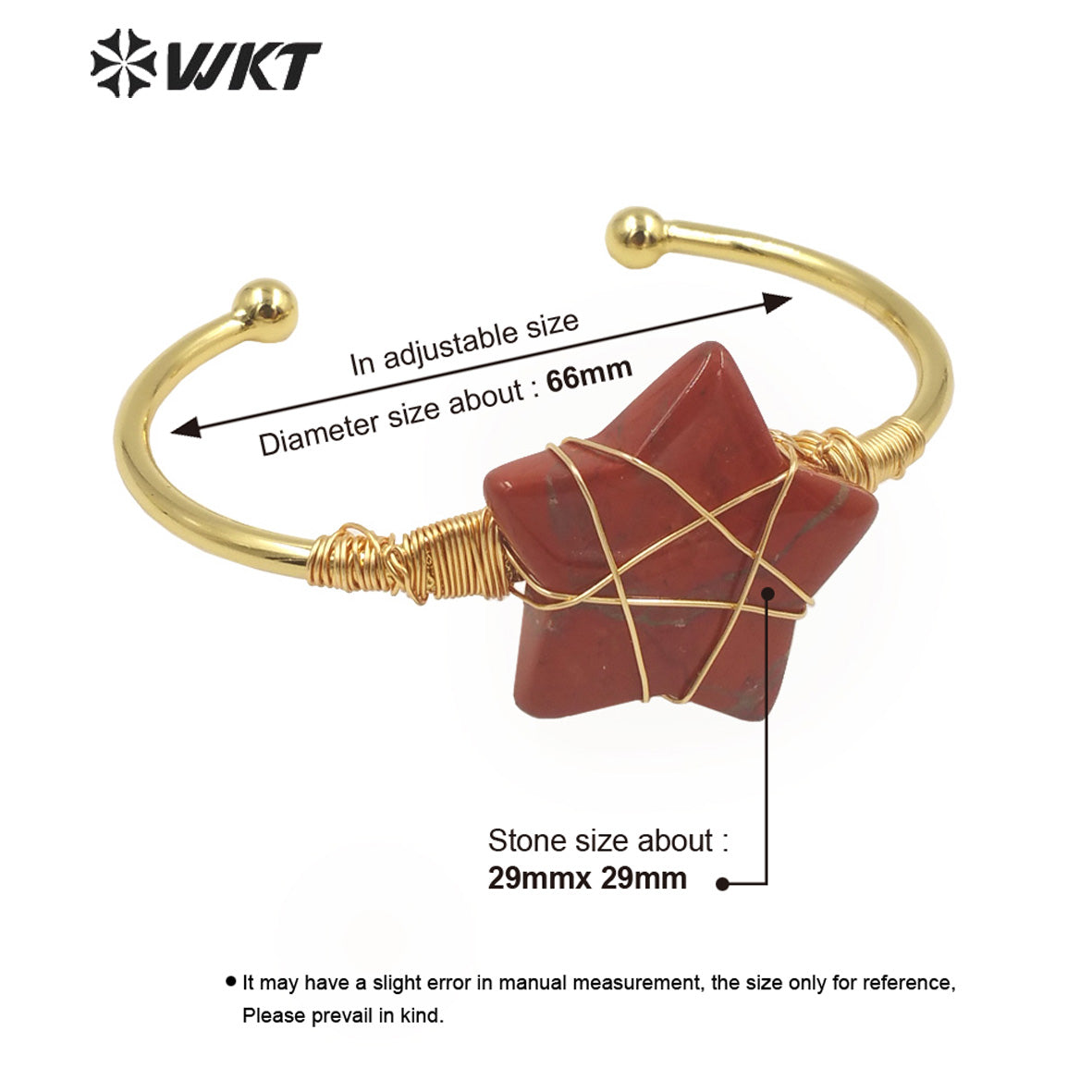 WT-B639 WKT Lovely FashionStar Design Trendy Gift for Women Gemstone Natural Colorful Gemstone Bracelets