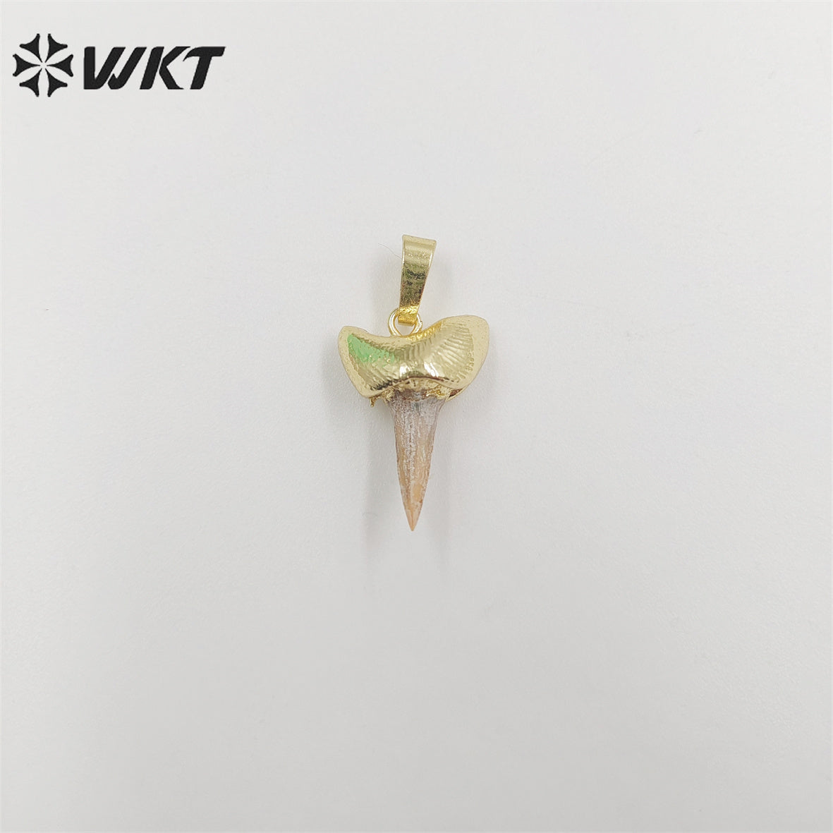 WT-P1855 WKT New Hot Design Teeth Shape Pendant Small Size Unique Gold Top Tooth Pendant for Friend Gift