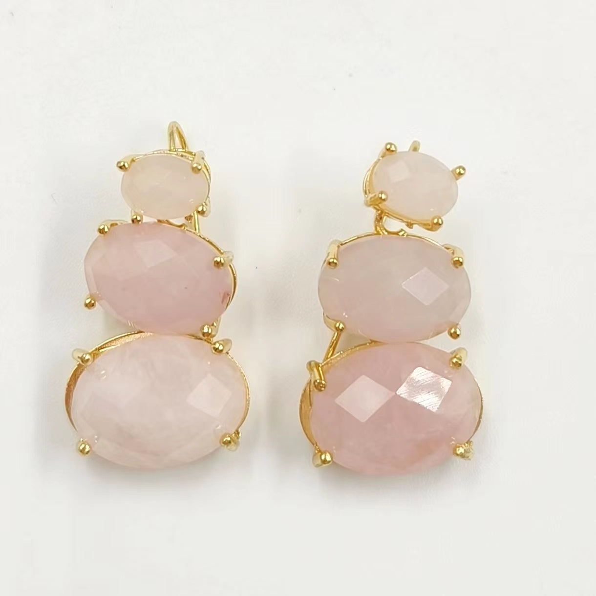 WT-E736 Amazing Colorful Elegant Natural Gemstone Long Charming in Drop Earrings Women Pendant Earrings