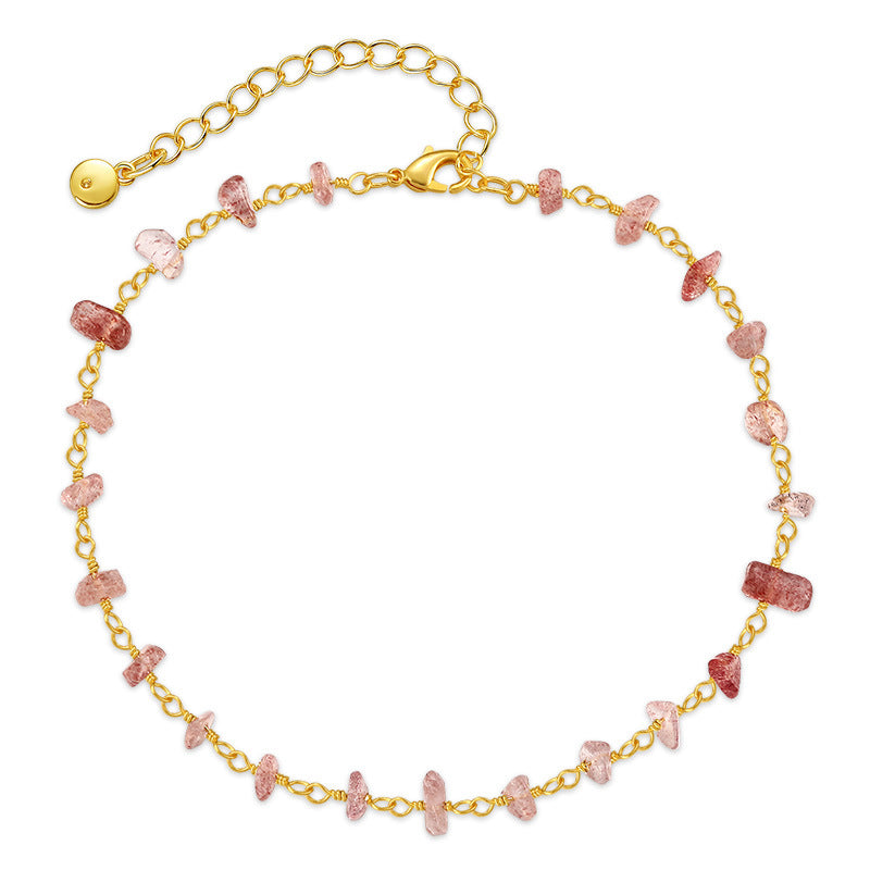 WT-B637 WKT Lovely Trendy Gift for Women Star Shaped Lucky Bracelets Natural Colorful Gemstone Opening Bracelets