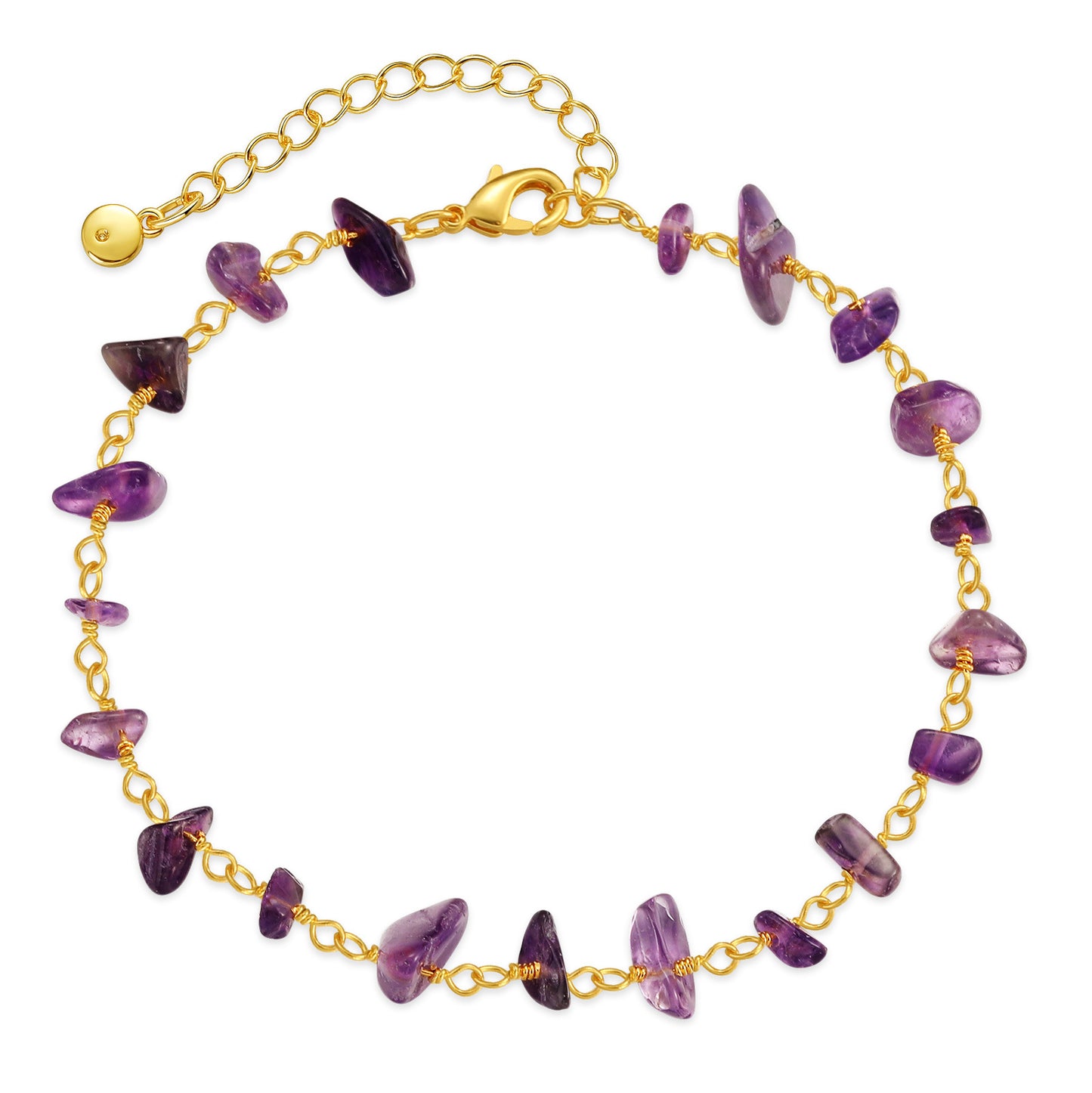WT-B637 WKT Lovely Trendy Gift for Women Star Shaped Lucky Bracelets Natural Colorful Gemstone Opening Bracelets