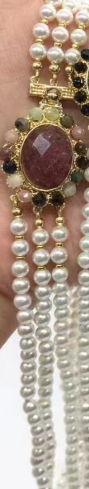 WT-JN280 Elegant Style Beautiful Design Artificial Pearl and Shell and Gemstone Muti Color Lady Necklace Jewelry Fashion