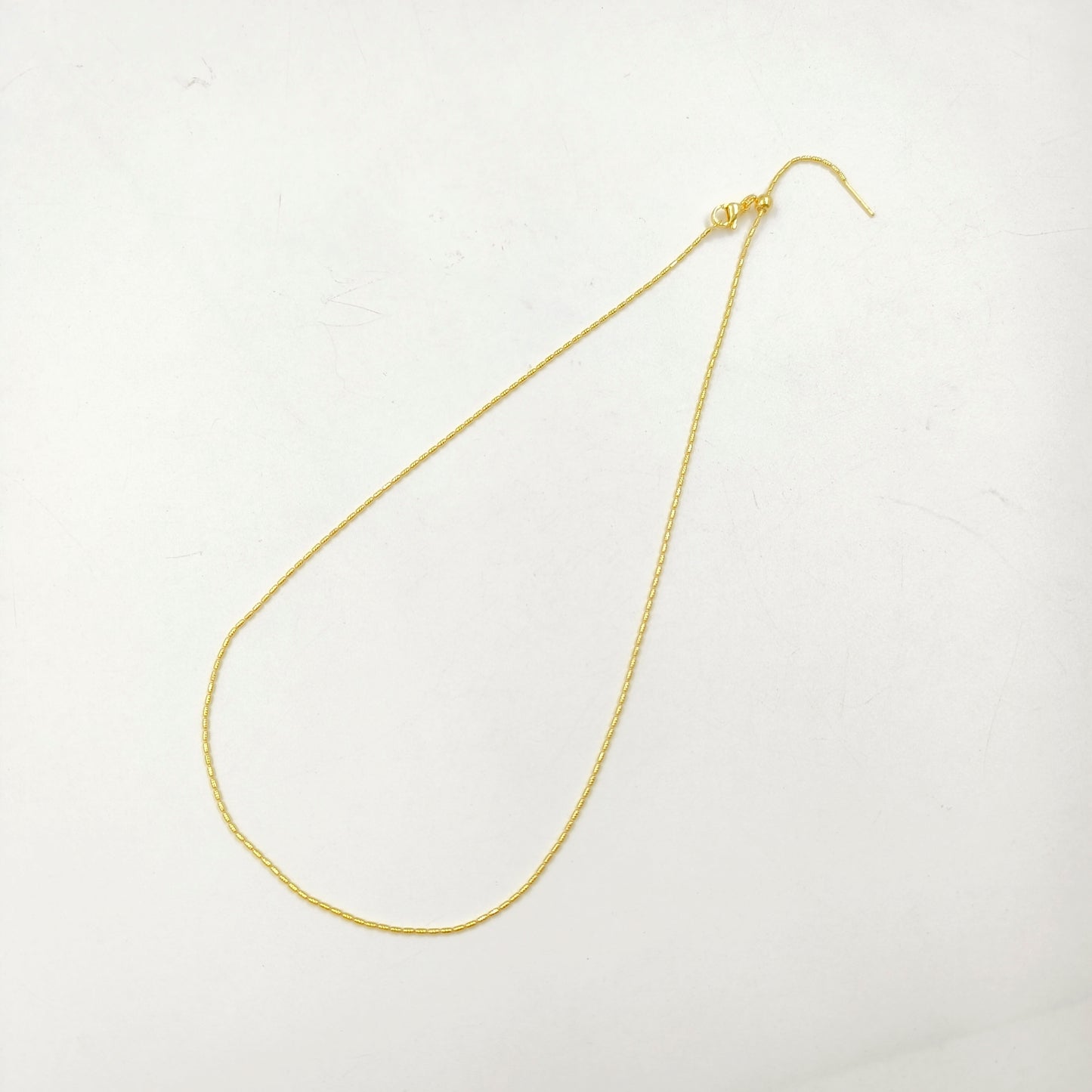 WT-BFN062 Fashion 18k Real Gold Plated Women Jewelry Bamboo Chain for Pendants Match Neckllace