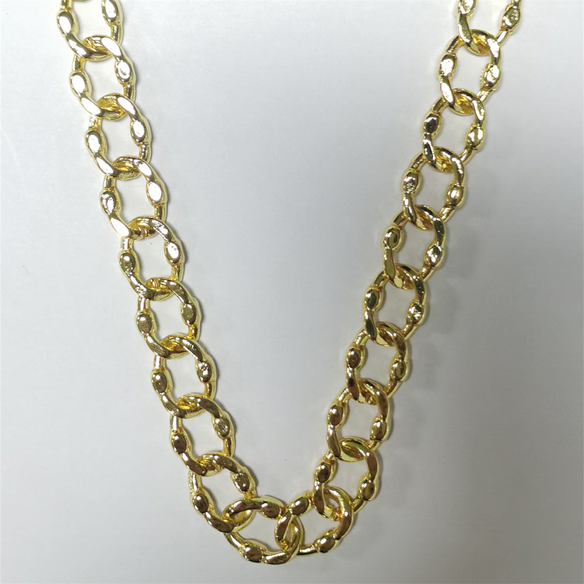 WT-BC170 Fashion Special Design Punk Shiny 18k Real Gold Plated Brass Chain for Women Jewelry Accessories Chain