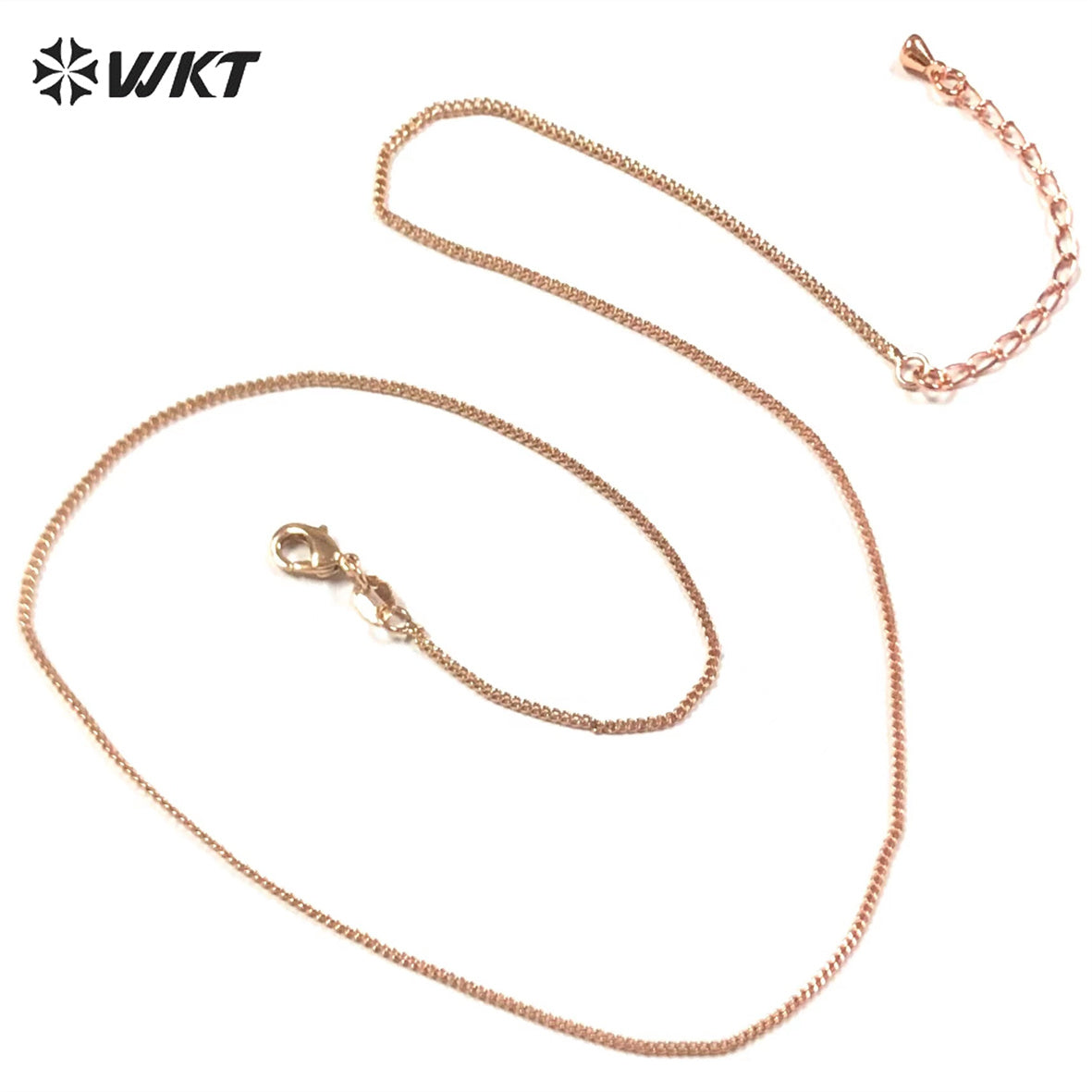 WT-N1035 WKT New Necklace Fashion Jewelry Best Electroplated Resist Tarnishable Brass Necklace Chain