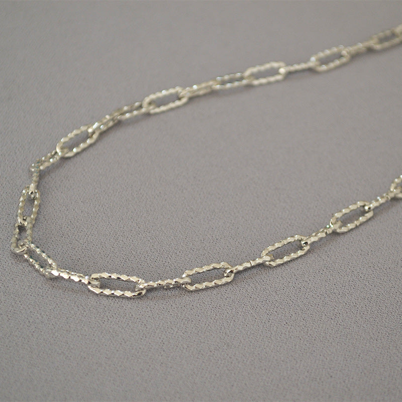 BFN013 Wholesale 18k Real Gold Plated Resist Tarnishable Fashion Lady Chain Necklace Hiphop Style Casual Necklace