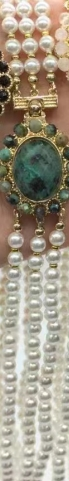 WT-JN280 Elegant Style Beautiful Design Artificial Pearl and Shell and Gemstone Muti Color Lady Necklace Jewelry Fashion
