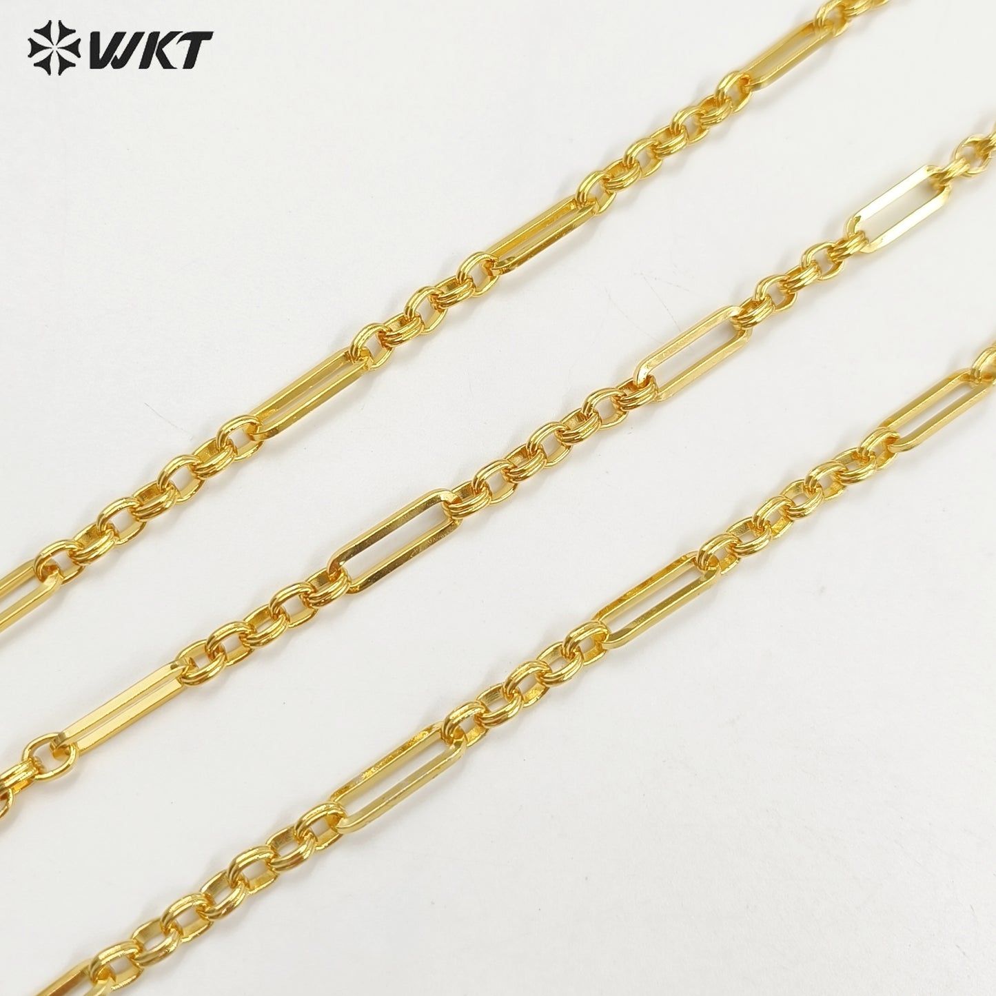 WT-BC231 Europe and the United States Simple Gold Temperament Metal Texture Necklace Hip-hop Cool Style Clavicle Chain