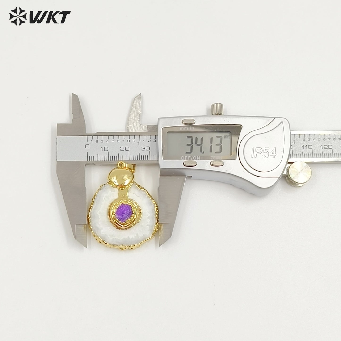WT-P1769 Classic Natural Stone Stalactite Stone Colorful Drusy Crystal Quartz Energy Pendants Gift Jewelry for Necklace Earrings