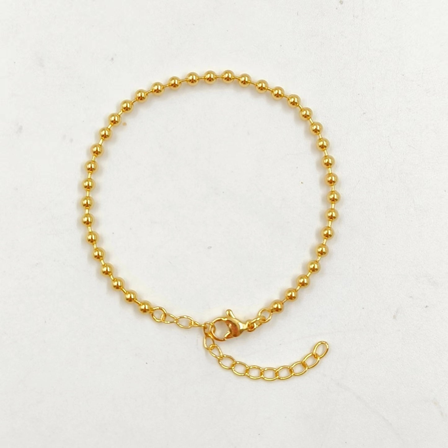 WT-JF343 Newest Fashion 18K Real Gold Plated Round Brass Beads Made Women Bracelets Unique Lady Daily Wear Jewelry