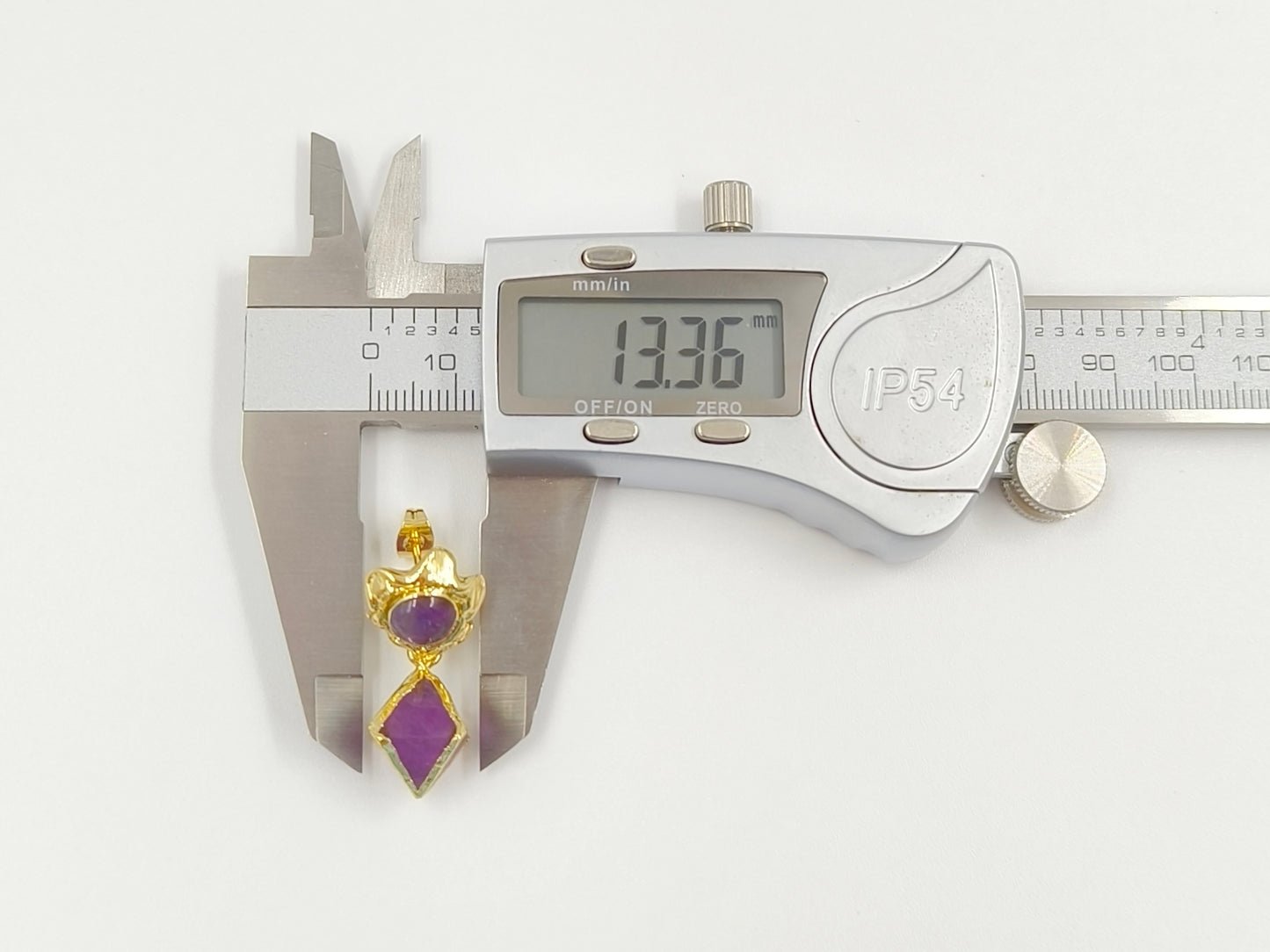 WT-E793 Exquisite Unique 18K Gold Electroplated Natural Gemstones Rhombus Little Earrings As Women Party Birthday Present