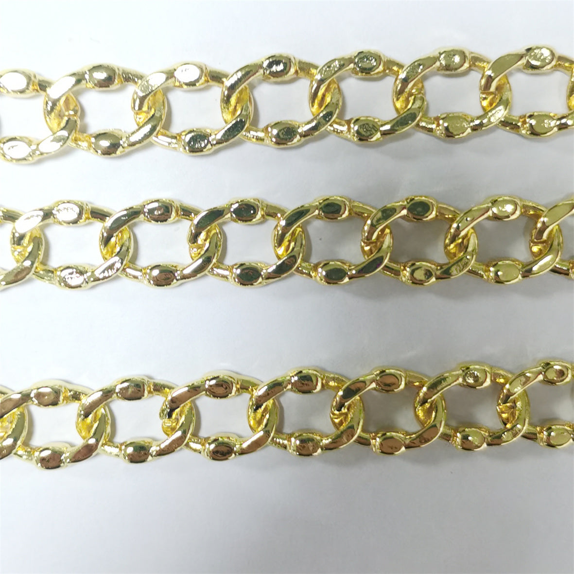 WT-BC170 Fashion Special Design Punk Shiny 18k Real Gold Plated Brass Chain for Women Jewelry Accessories Chain