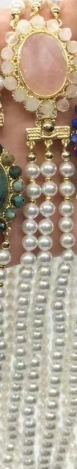 WT-JN280 Elegant Style Beautiful Design Artificial Pearl and Shell and Gemstone Muti Color Lady Necklace Jewelry Fashion