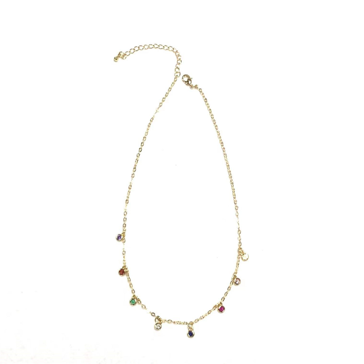 WT-BFN028 WKT Popular Trendy Fashion Sexy Choker Necklace for Women Shiny Cubic Zircon Luxury Necklace Jewelry Gift