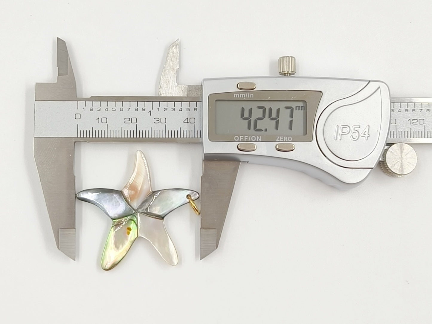 WT-JP461 Newest Unique Trendy Style Natural Shell Splicing Star Shape Gold Charm Pendant For Handmade Jewelry Findings