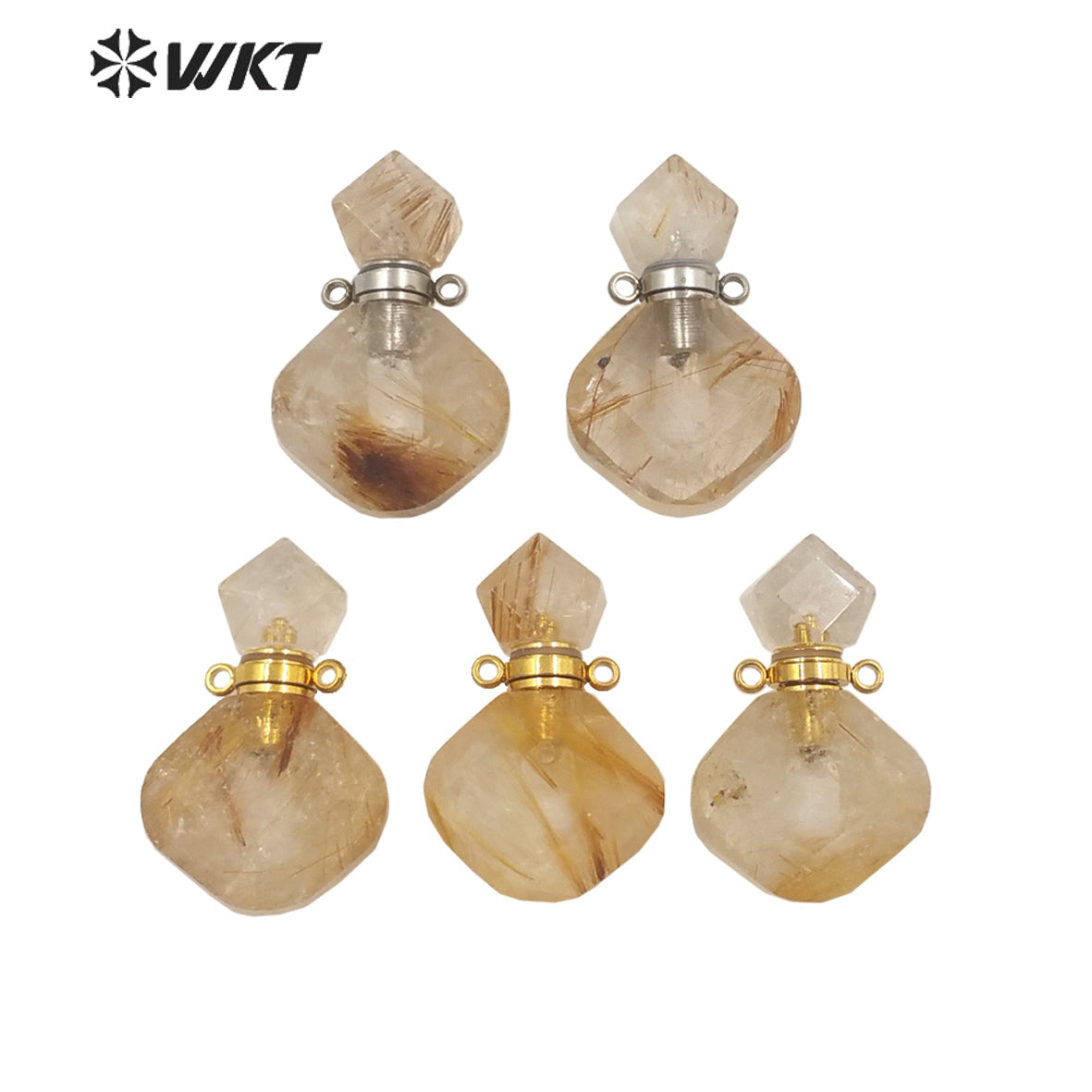 WT-P1724 2021 Dignity and Fashion Yellow Citrine Jewelry for Beautiful Lady Fine Jewelry Pendant for Anniversary Party Gift