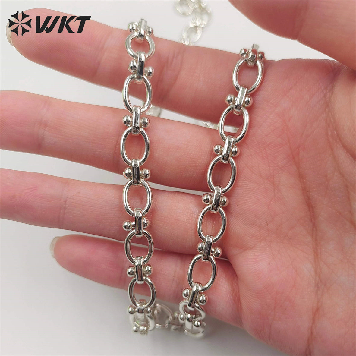 WT-BC192 Newest Fashion 18k Real Gold Plated Brass Chain Sell by Meters Oval Shape Handmade Europe Style Big Metal Chain