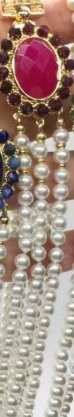 WT-JN280 Elegant Style Beautiful Design Artificial Pearl and Shell and Gemstone Muti Color Lady Necklace Jewelry Fashion