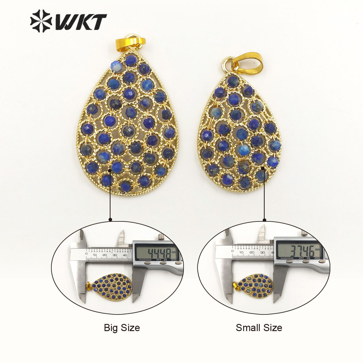 WT-P1927 Fashion Design Trendy New Precious Drop Shaped Colorful Stone Oval Amazonite Amethyst Gemstone Pendants