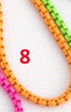 BFN016 Wholesale Summer Hot Sales rainbow Color Box Chain Necklace 18 Inch Long Simple Brass Metal Enamel Chain for Pendants