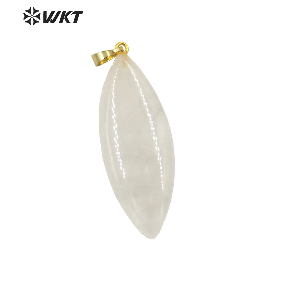 WT-P1946 Wholesale Fashion Handmade Carved Natural Stone Made for Lady Necklace Design Natural Gemstone Necklace