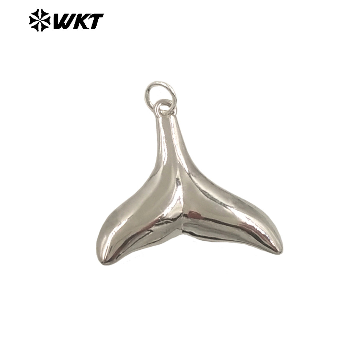 WT-P2001 Wholesale Unique Lovely Fish Tail Design Small Pendant Super Match Accessory for Earring or Necklace Jewelry Finding