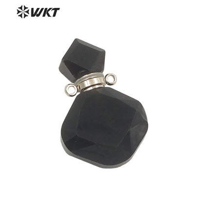 WT-P1723 Best Fashion Mystery Hand Carved Natural Black Obsidian Pendant Hot Loose Gemstone for Gift and Party so Wonderful