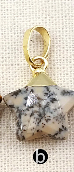 WT-P1308 New ! Multi Natural Gemstone Pendant Factory Directly Sprcial Design Pendant Mini Star Shape 24 K Gold Hat Pendant