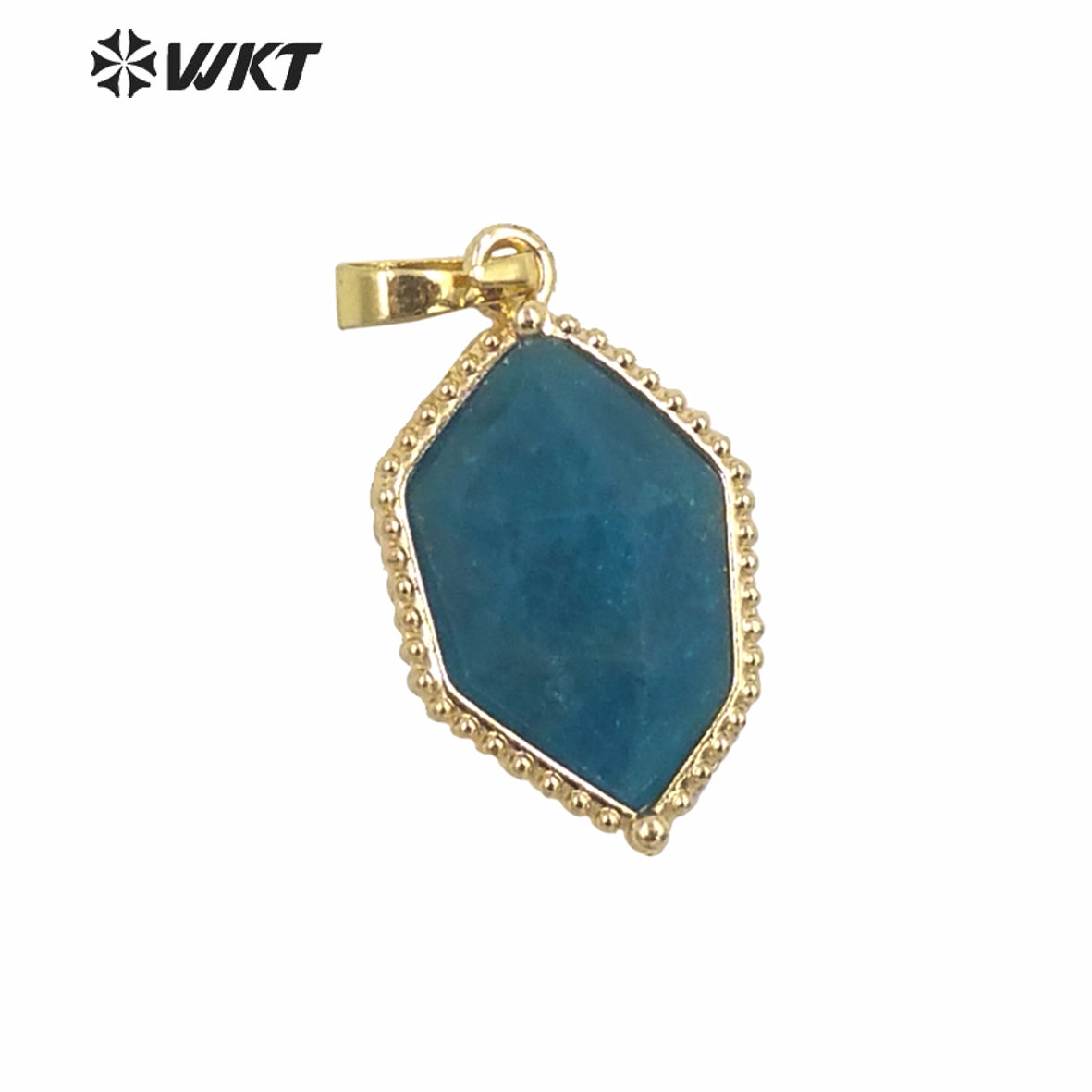 WT-P1938 Wholesale Hot Sale Fashion Design Natural Gemstone High Quality for Necklace Round Shaped Pendant