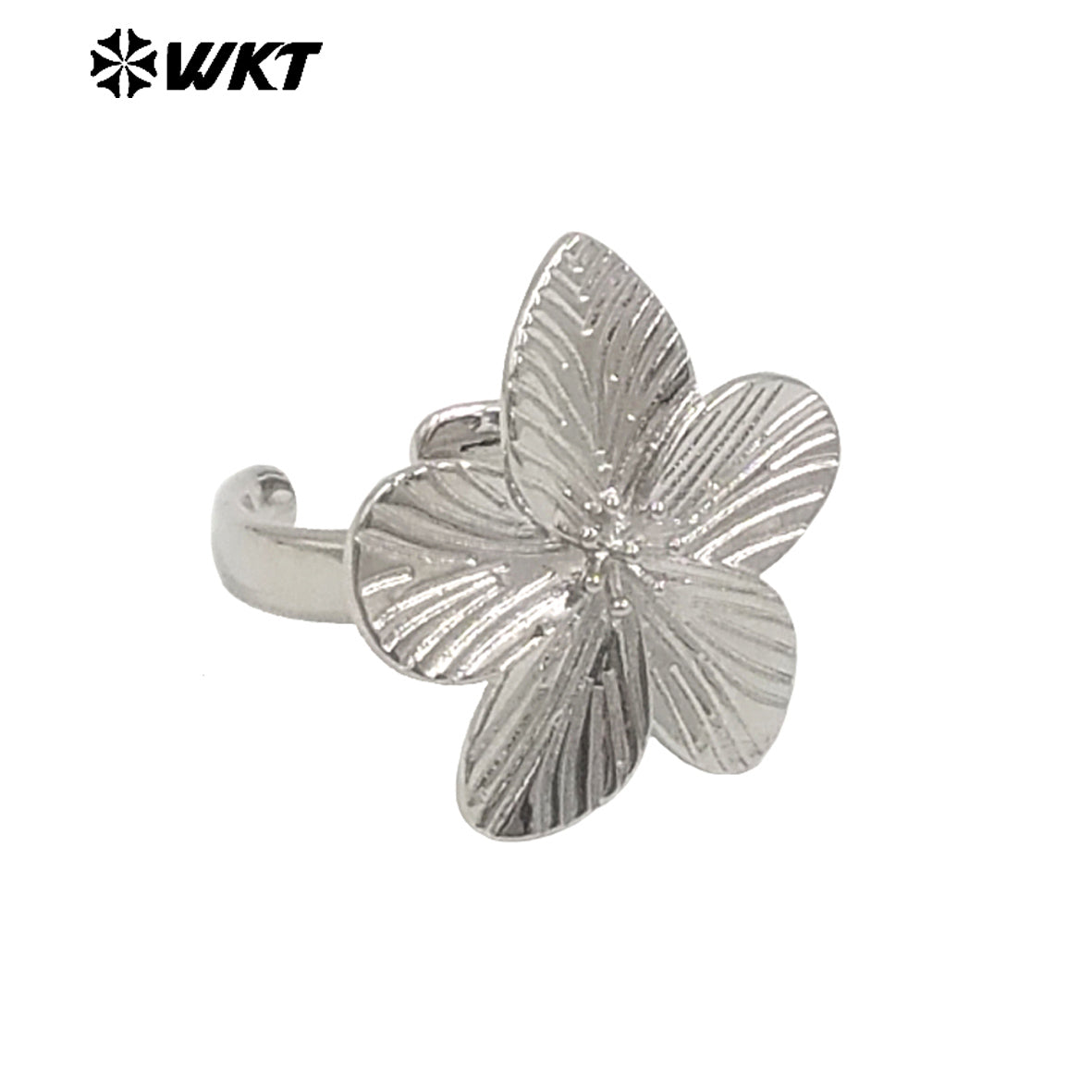 WT-R552 New Design Wholesale Sweet Beautiful 18K Gold Plated Delicate Floral Ring for Women As Daily Decoration and Special Gift