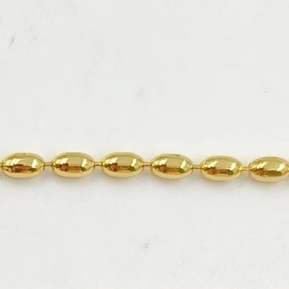 WT-BFN061 Wholesale Newest Design 18k Real Gold Plated Bamboo Beads Resist Tarnishable Metal Jewelry Chain Necklace for Pendants