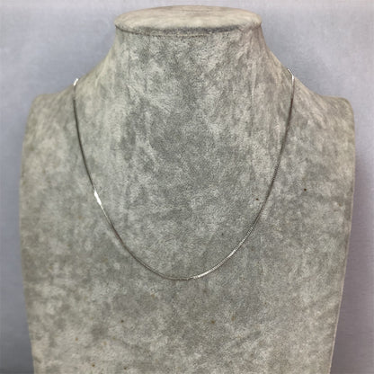 WT-BFN022 Nice and Attractive Jewelry 18k Real Gold Plated Box Chain in Adjustable Brass Pin Chain Women Jewelry Finding Chain