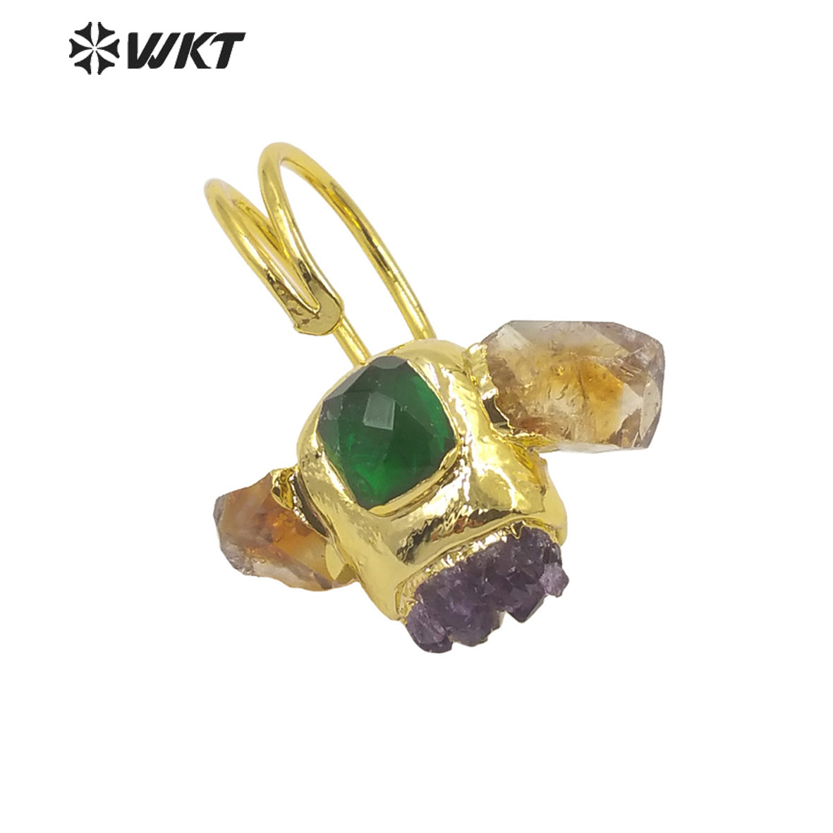 WT-R376 2021 Fashion Jewelry Exclusive Precious Natural Gemstone Ring Fashion Lady Unique and Dignity Style Ring As Gift
