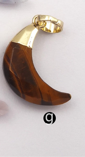 WT-P1386 Wholesale Fashion Design New Arrival Multi Color Elegant Natural Moon Stone Women Metal Silver Plated Jewelry Pendant