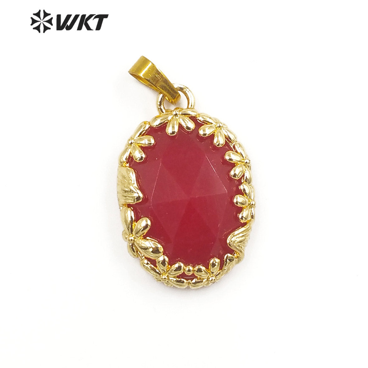 WT-P1919 Fashion Design Trendy New Precious Colorful Stone Oval Amazonite Amethyst Gemstone Pendants