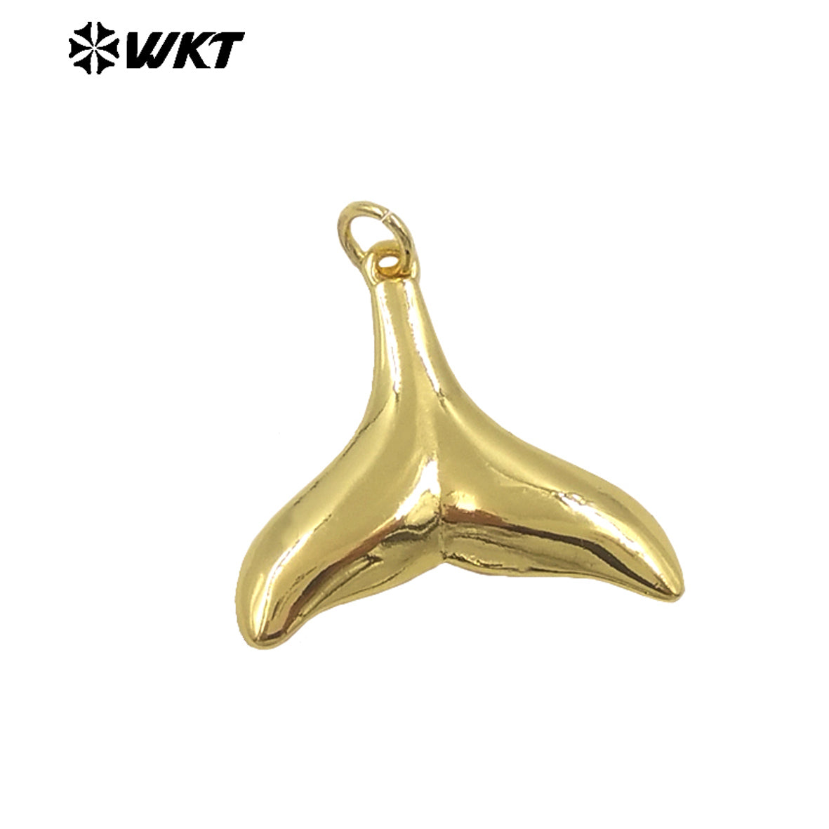 WT-P2001 Wholesale Unique Lovely Fish Tail Design Small Pendant Super Match Accessory for Earring or Necklace Jewelry Finding