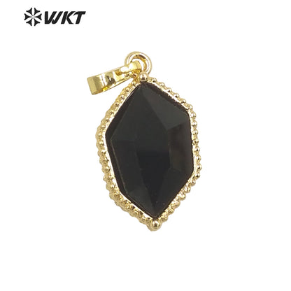 WT-P1938 Wholesale Hot Sale Fashion Design Natural Gemstone High Quality for Necklace Round Shaped Pendant