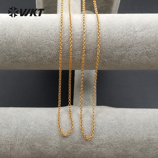 WT-N1064 WKT Wholesale New Arrival High Quality Fashion Link Chain Elegant Brass Necklace Chain
