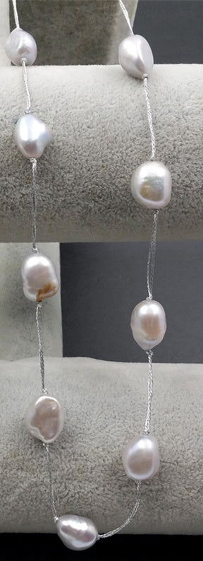 WT-N1054 WKT New Fashion Generous Necklace for Women Decoration Jewelry Gorgeous Real Pearl Necklace