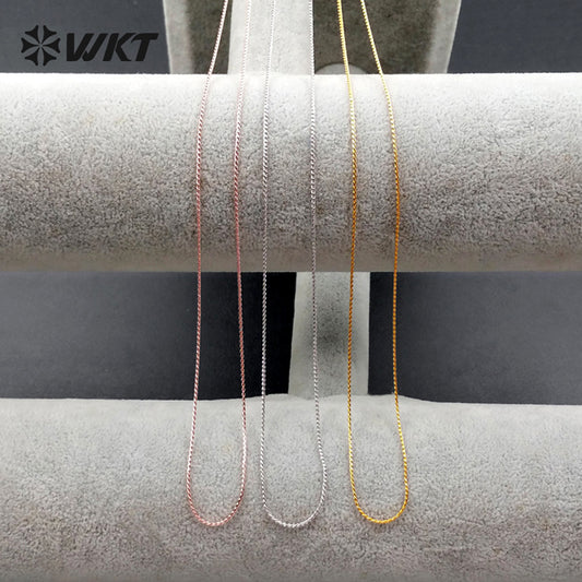 WT-N1047 WKT New Necklace Fashion Jewelry Exquisite Brass Necklace Chain