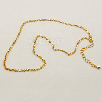 WT-N1064 WKT Wholesale New Arrival High Quality Fashion Link Chain Elegant Brass Necklace Chain