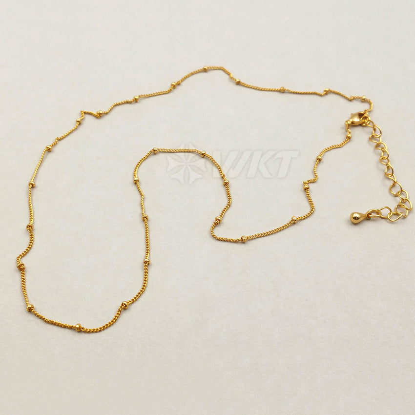 WT-N1062 WKT Wholesale Fashion Design New Arrival Fashion Real Gold Plated Generous Brass Necklace Chain