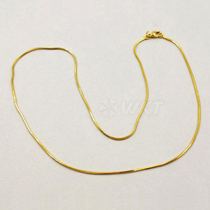 WT-N1036 WKT New Necklace Fashion Jewelry Elegant Brass Necklace Snake Chain